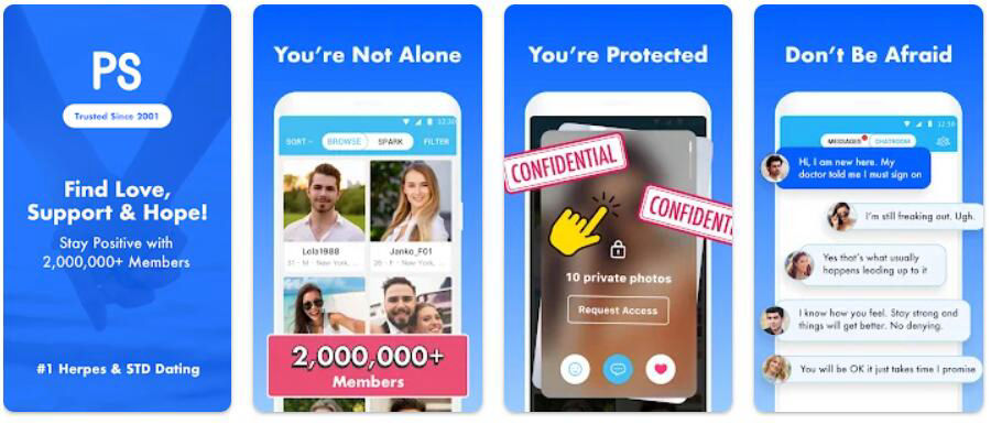 Positive Singles Android App