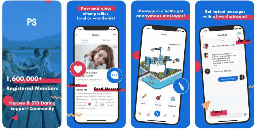 Positive Singles iOS App
